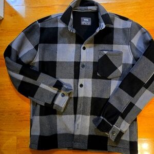 Nomad Black and Gray Lightweight Shirt Jacket
